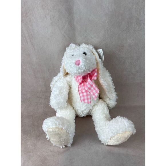 Vintage 90s Dan Dee Stuffed Bunny Stuffed Animal - Picture 1 of 8
